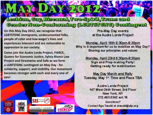 May day 2012 flyer